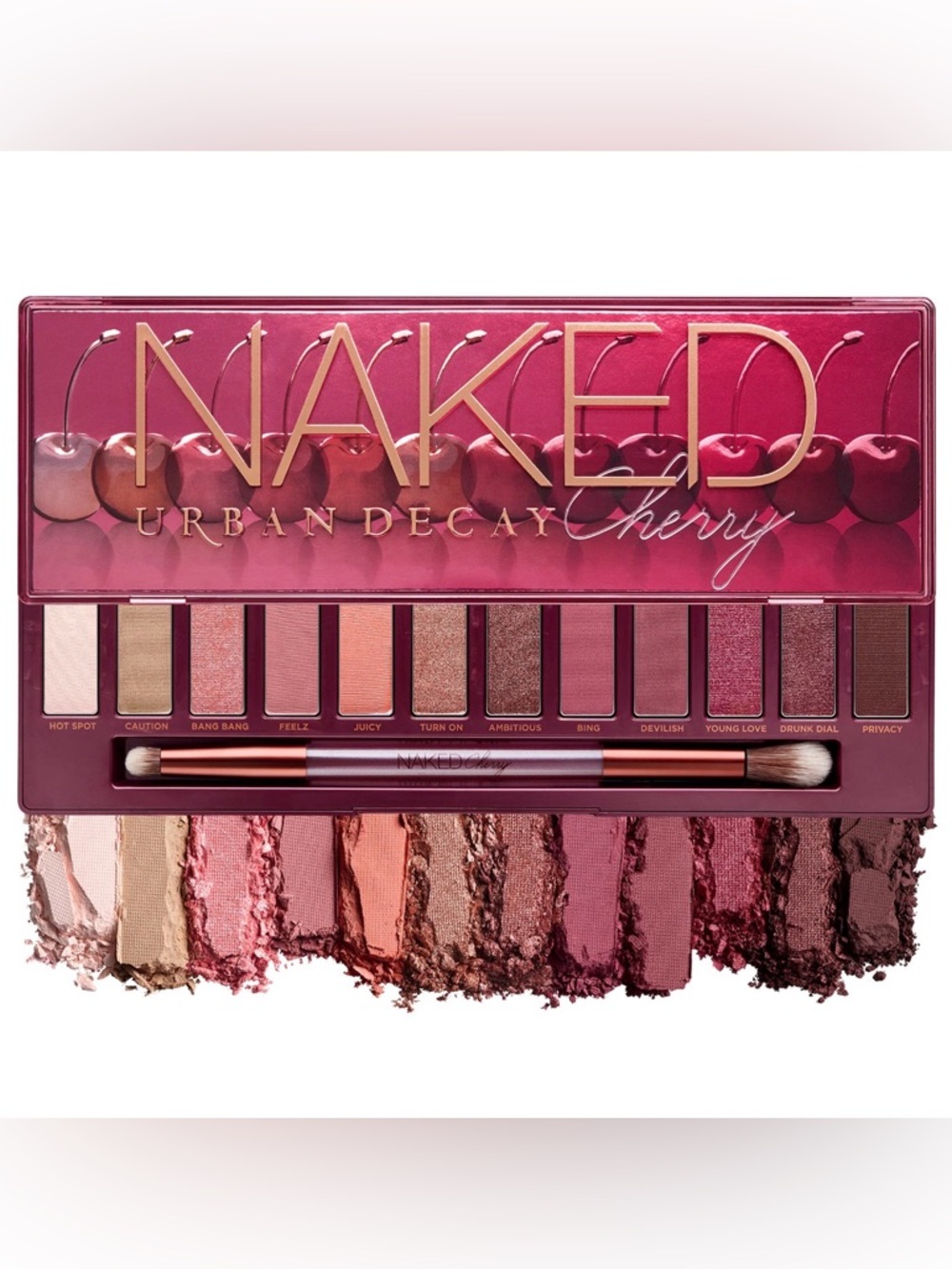 Urban Decay Naked Cherry Eyeshadow Palette - Cherry Red & Rose